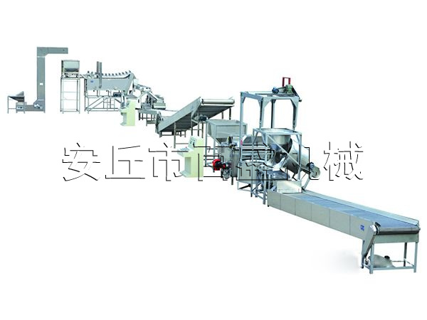 青豆花生全自動油炸生產線